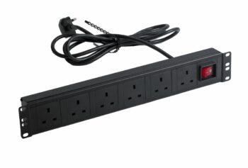 6 Way AV Rack Power Bar 