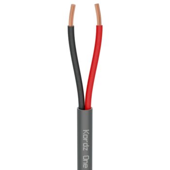 K11402-305M-BK ONE-SP162 16AWG 2C 65 Strand OFC Speaker Cable LSZH 305m - Black