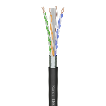 K13602-152M-BK One Cat6a F/UTP Cable - 152 meter - Black