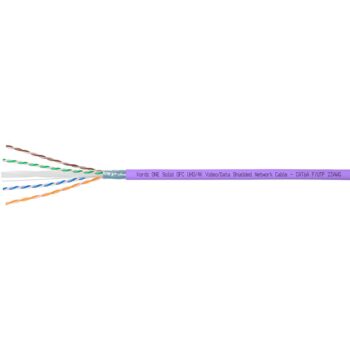 K13602-152M-PP One Cat6a F/UTP Cable - 152 meter - Purple