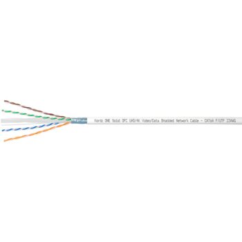 K13602-152M-WH One Cat6a F/UTP Cable - 152 meter - White