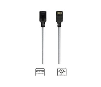 K23045-0015-WH 0.15 meter CAT6 slim profile network patch cord | White