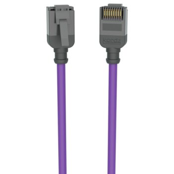 K23045-0050-PP Kordz 0.50 meter CAT6 slim profile network patch cord | Purple