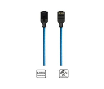 K23045-0075-BL 0.75 meter CAT6 slim profile network patch cord | Blue