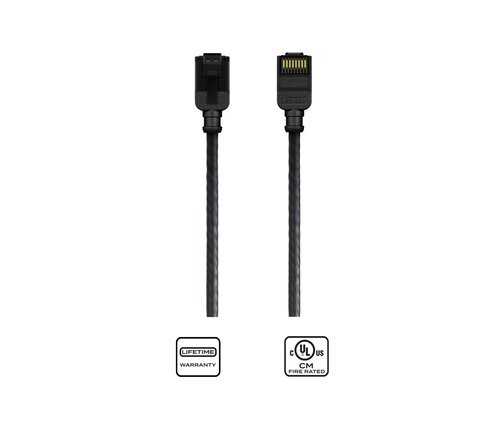 K23045-3000-BK-30-meter-CAT6-slim-profile-network-patch-cord-Black