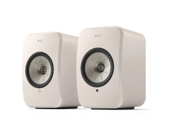 KEF LSX II LT Wireless HiFi Speakers – Stone White Pair