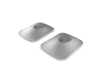 KEF P1 Desk Pads – Silver Pair