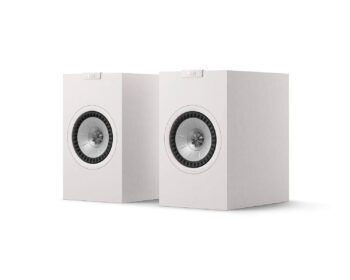 KEF Q1 Meta Bookshelf Speakers – Satin White Pair