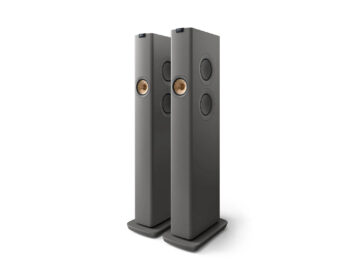 KEF LS60 Wireless Wireless Floorstanding Speakers – Grey Pair