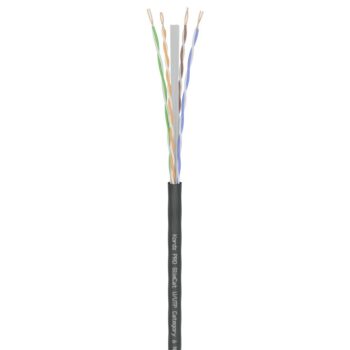 Kordz PRO SlimCat network cable Cat6 - Black 305m