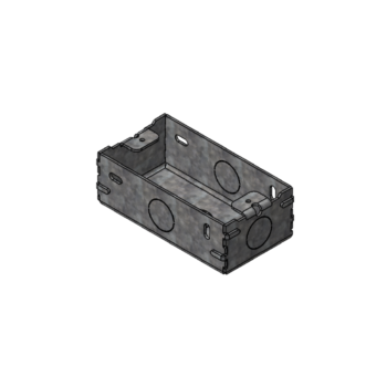 Single Gang J-Box Slim Back Box (35mm)